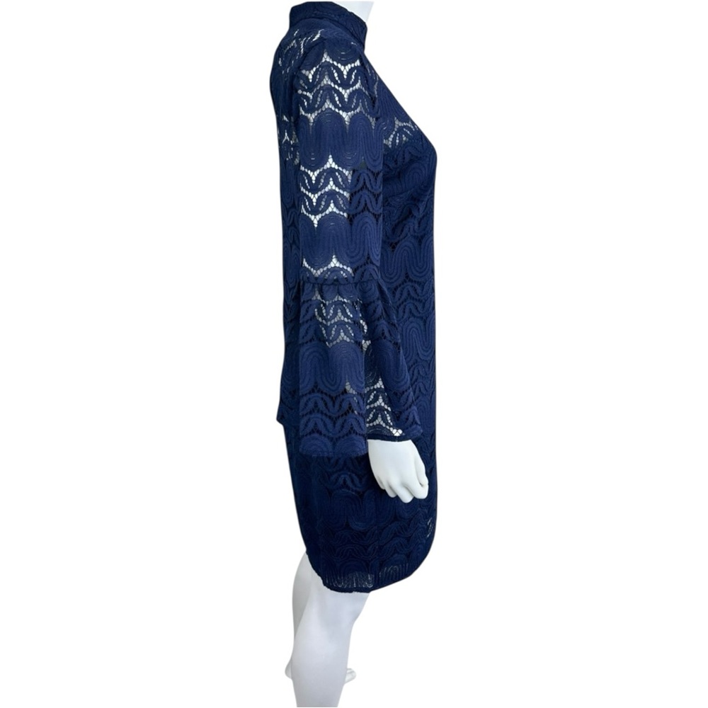 TRINA TURK Navy Cocktail Mini Dress Size S - Picture 2 of 11